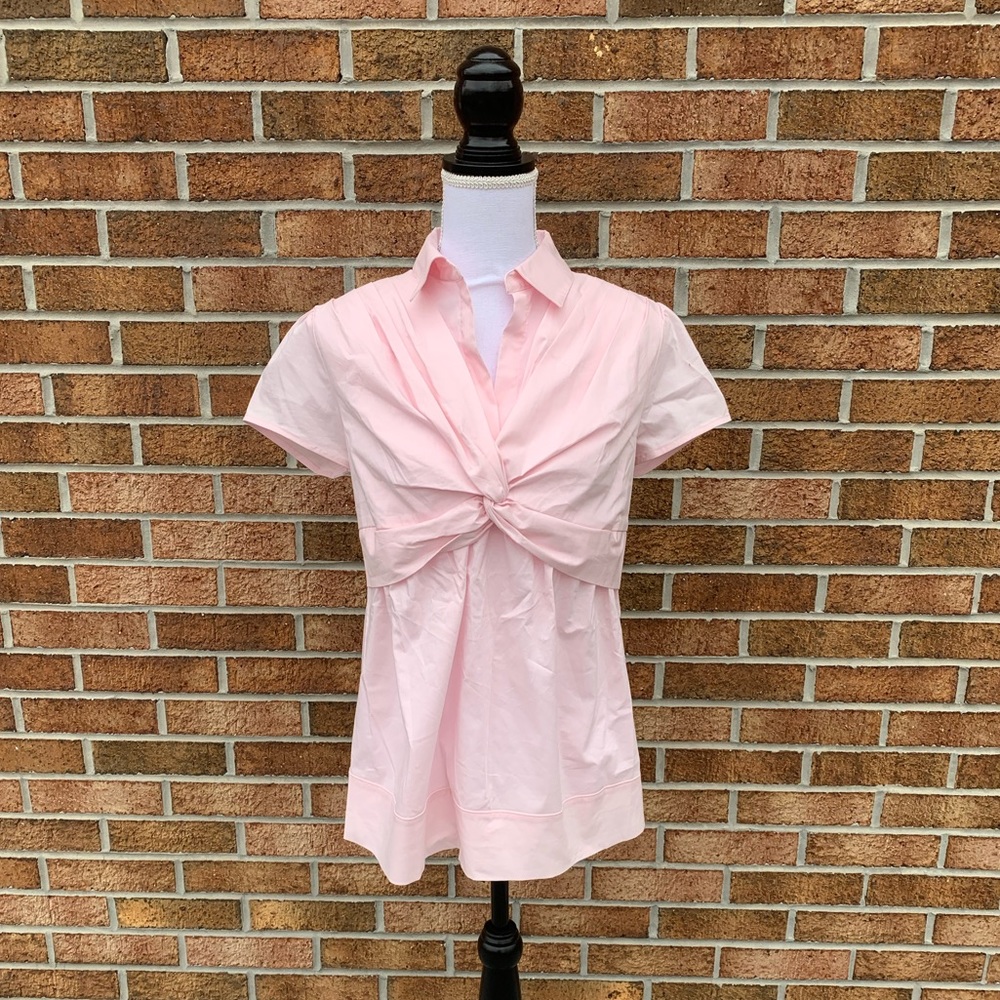 🎉HP🎉 Small Pink Duo Maternity Top Blouse Collared Shirt